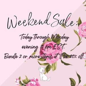 🌼🎀Weekend Sale🎀🌼